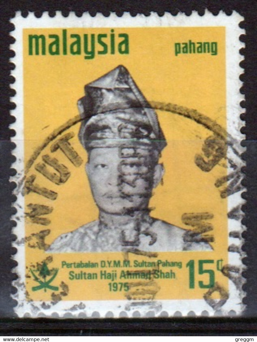 Malaysian State Pahang 1975 Single 15c Definitive Stamp In Fine Used Condition. - Pahang