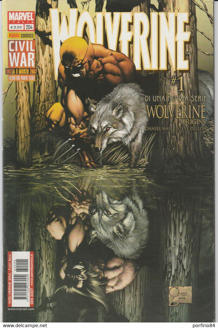 WOLVERINE  - NUMERO 204 - PANINI COMICS- 2007 - Super Héros