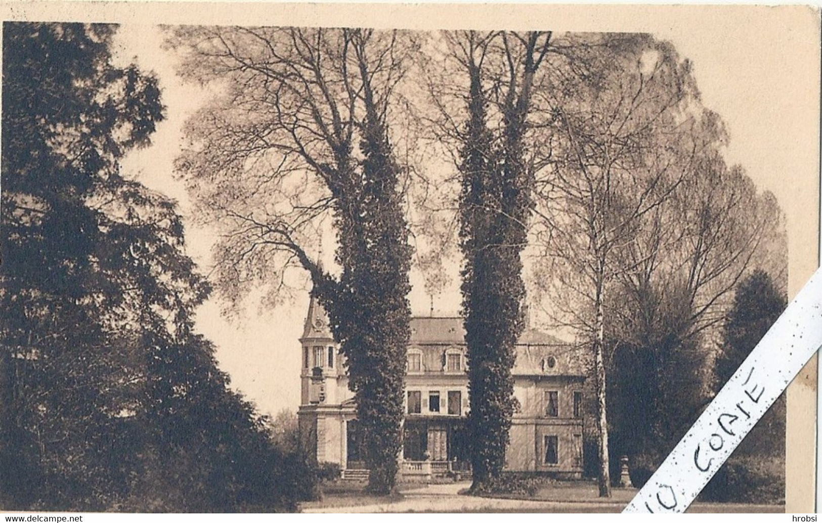 68 Haut-Rhin,  Issenheim, Château En Janvier 1910 - Habsheim