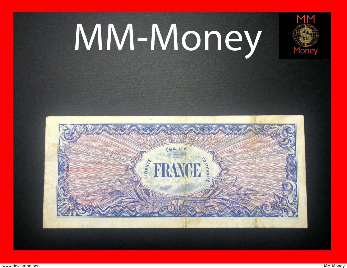 FRANCE  100 Francs  1944  "block 8"   P. 123    VF - 1944 Flagge/Frankreich