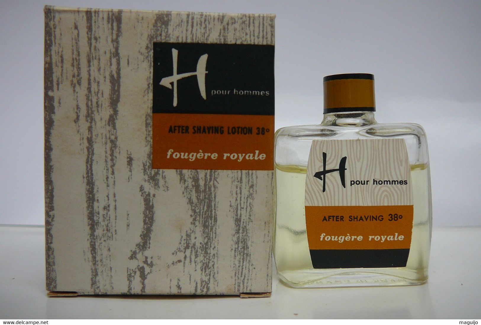 H Pour Hommes " FOUGERE ROYALE" AFTER SHAVING LOTION 38 ° 6 ML LIRE ET VOIR!! - Miniatures Men's Fragrances (in Box)