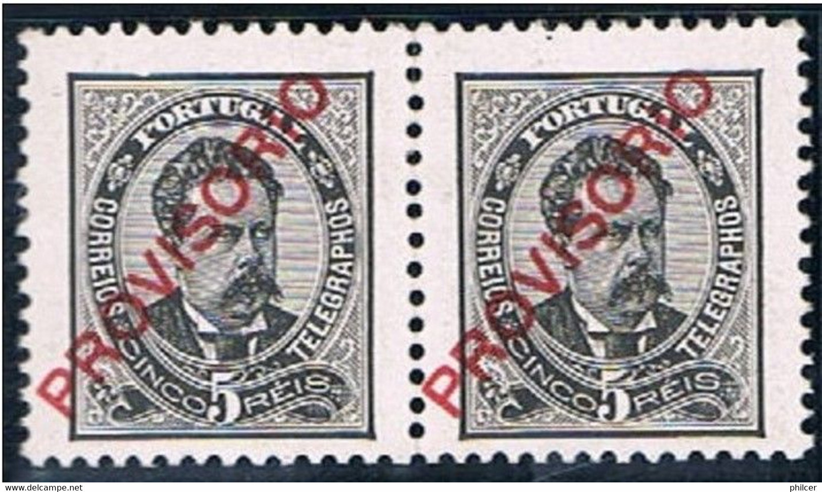 Portugal, 1892/3, # 82 Dent. 11 1/2, Sob. C), MH - Nuovi