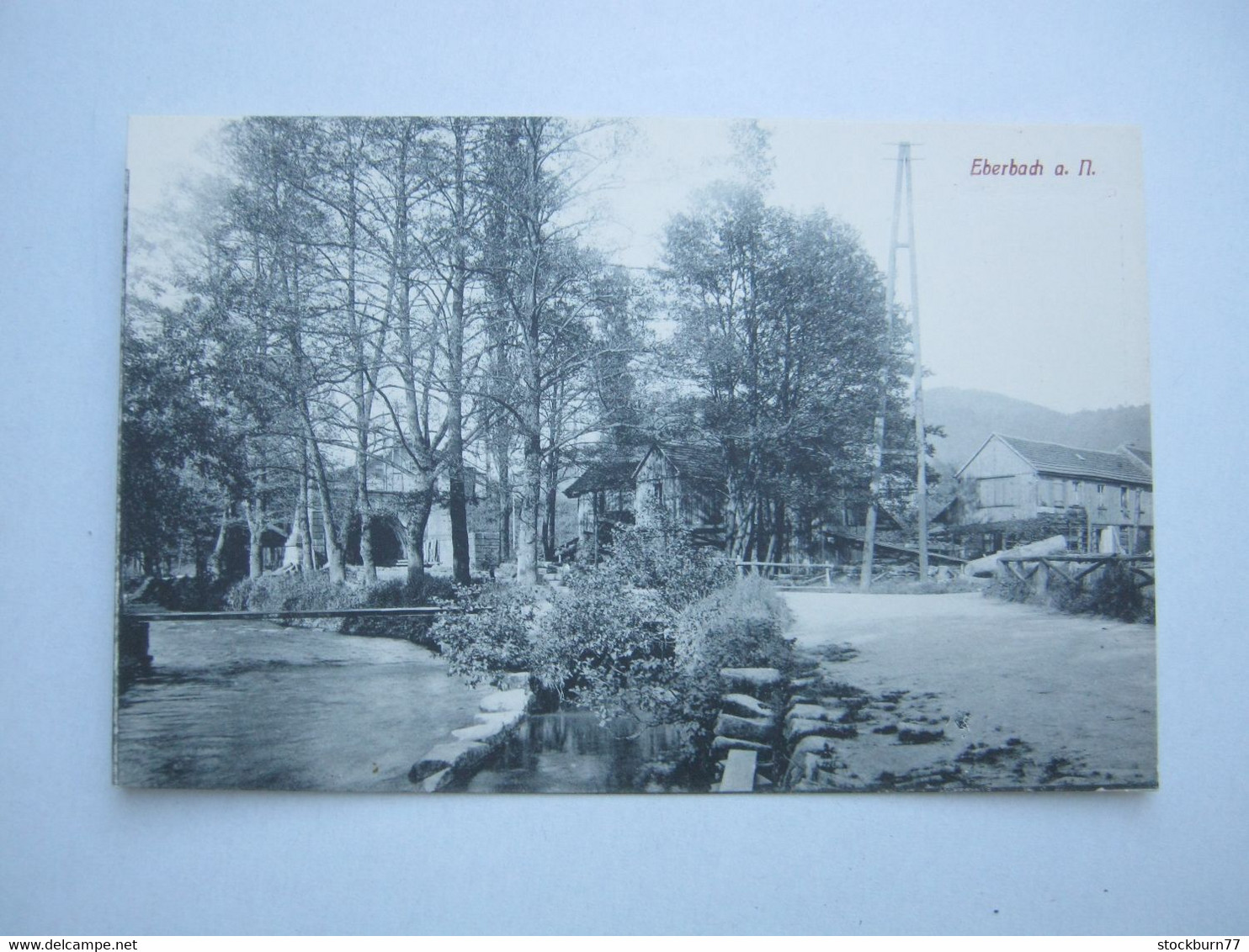 EBERBACH ,  Schöne Karte Um 1910 - Eberbach
