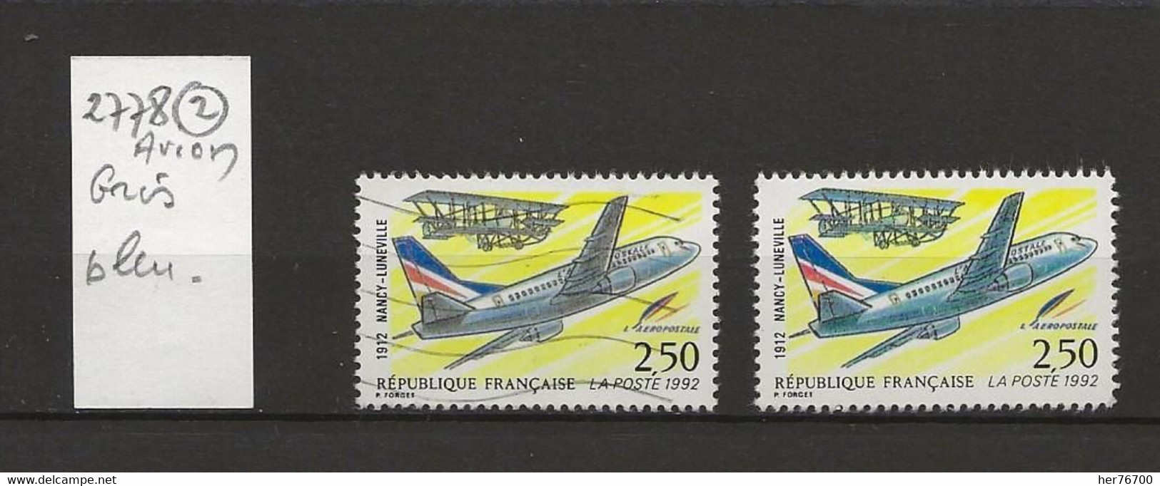 VARIETE FRANCAISE N° YVERT  2778 - Unused Stamps