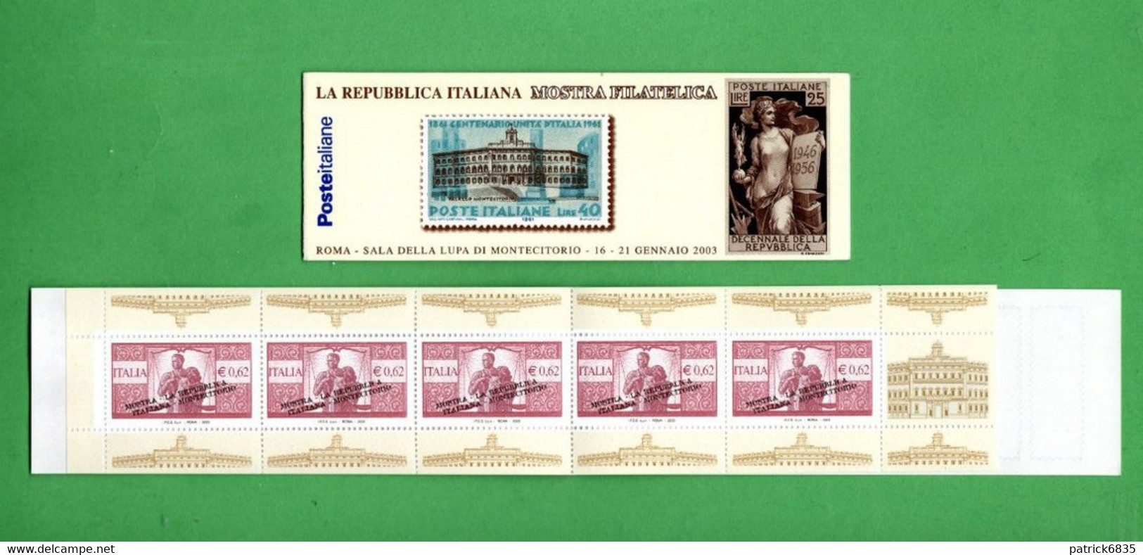 Italia ** - Anno 2003 - Montecitorio. L.23 -  MNH **. - Booklets