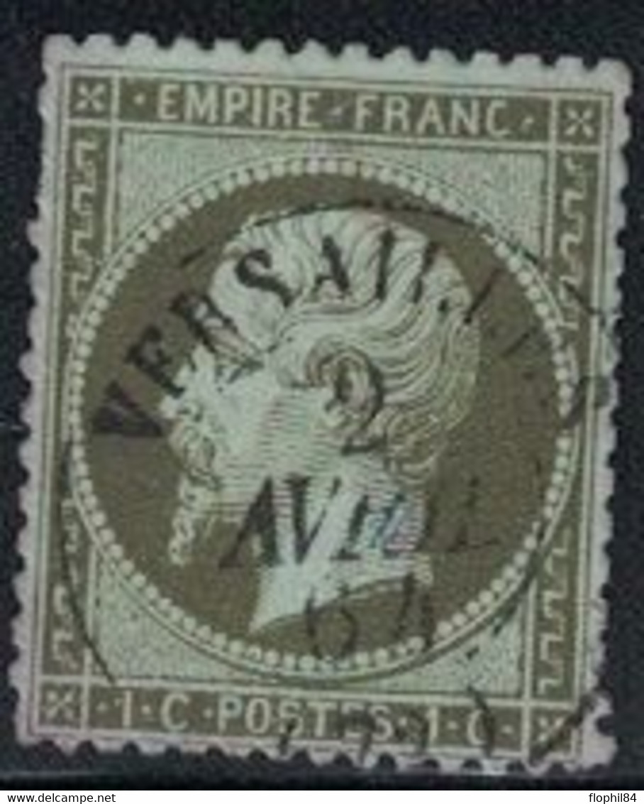 EMPIRE - N°19 - OBLITERATION CACHET A DATE - VERSAILLES - YVELINES - COTE TIMBRE 50€. - Other & Unclassified