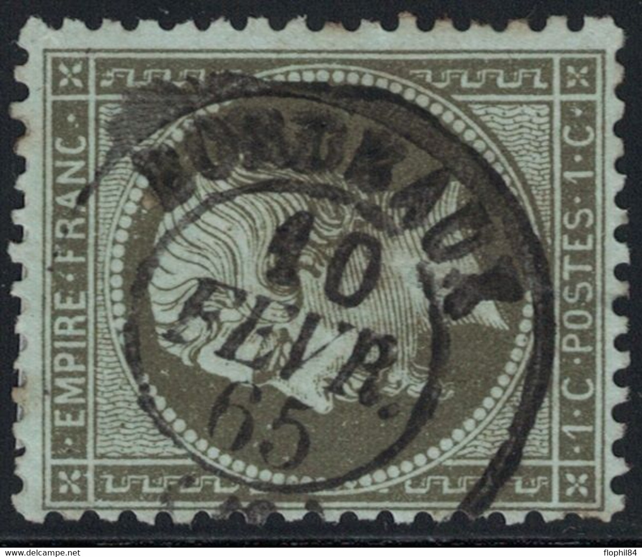 EMPIRE - N°19 - OBLITERATION CACHET A DATE - BORDEAUX - GIRONDE - COTE TIMBRE 50€. - Other & Unclassified