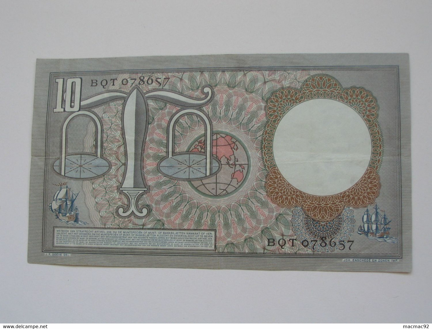 PAYS-BAS - 10 Tien Gulden 1953 De Nederlandsche Bank  **** EN  ACHAT IMMEDIAT  **** - 10 Gulden