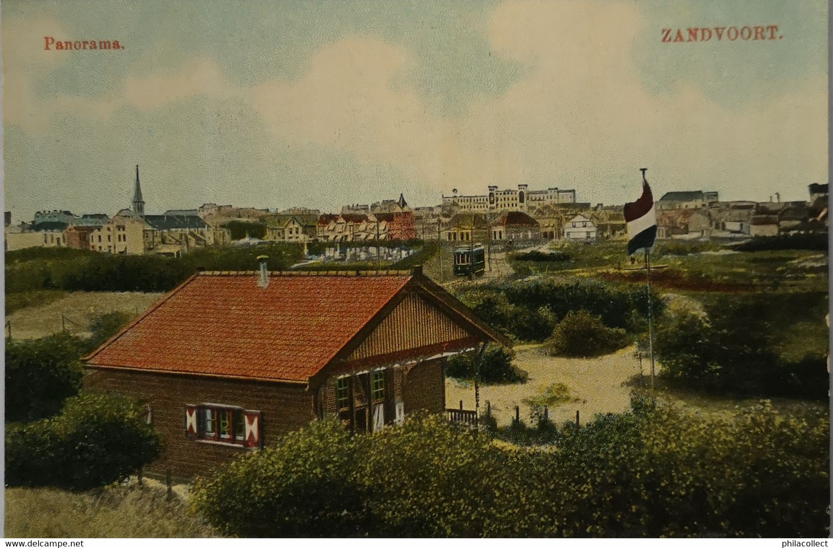 Zandvoort // Fraai Panorama Van Uit De Duinen 19?? - Zandvoort