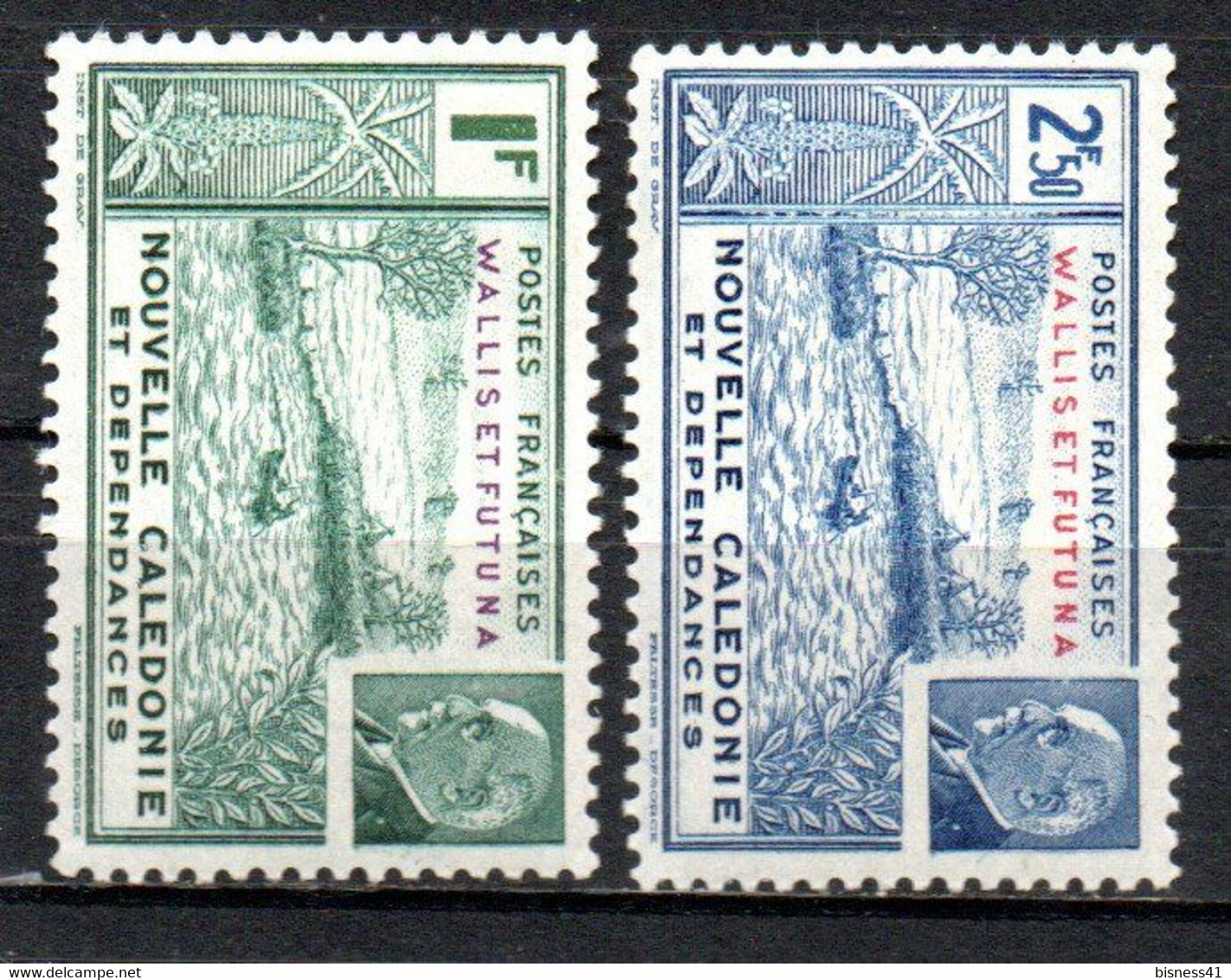 Col24  Colonies Wallis Et Futuna N° 90 & 91 Neuf X MH Cote 3,50€ - Unused Stamps