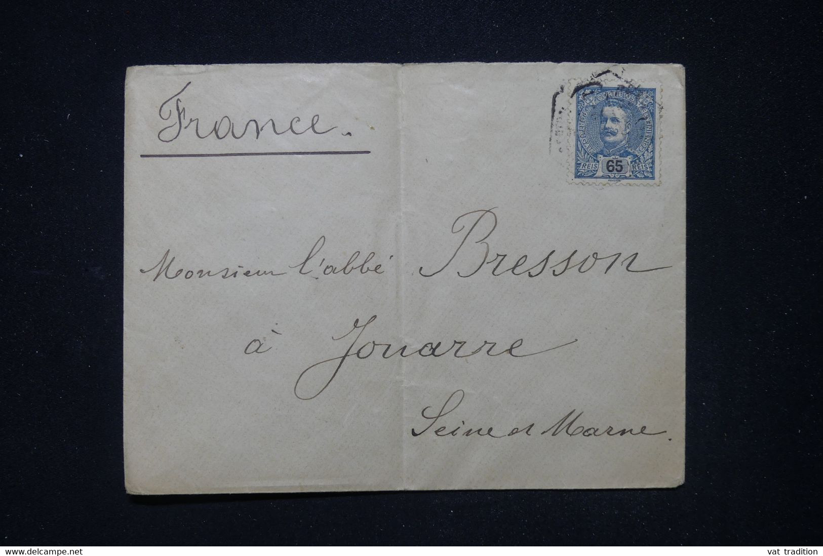 PORTUGAL - Enveloppe Pour La France En 1903 - L 119435 - Cartas & Documentos