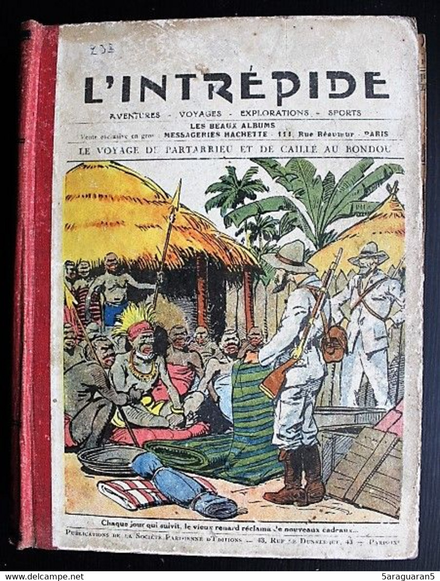 RECUEIL HEBDOMADAIRE BD - L'INTREPIDE - Année Complète 1932 - L'Intrépide