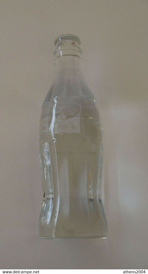 Athens 2004 Olympic Games - Crystal Bottle Of Coca Cola Torch Relay, L.E. - Bekleidung, Souvenirs Und Sonstige