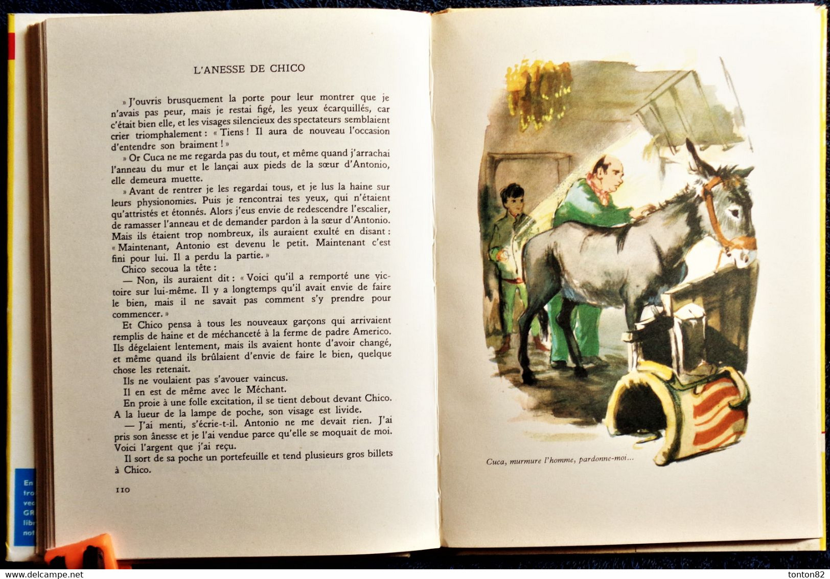 Estrid Ott - L'anesse de Chico - Bibliothèque Rouge et Or Souveraine n° 639 - ( 1963 ) .