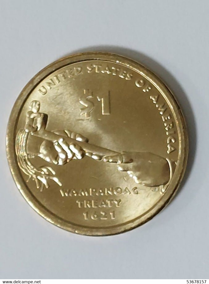 USA - 1 Dollar, 2011P, Wampanoag Treaty, KM# 503 - Ohne Zuordnung