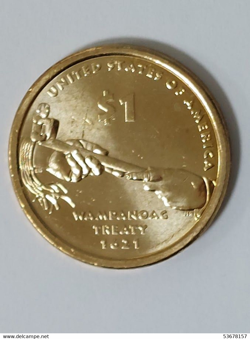 USA - 1 Dollar, 2011D, Wampanoag Treaty, KM# 503 - Ohne Zuordnung