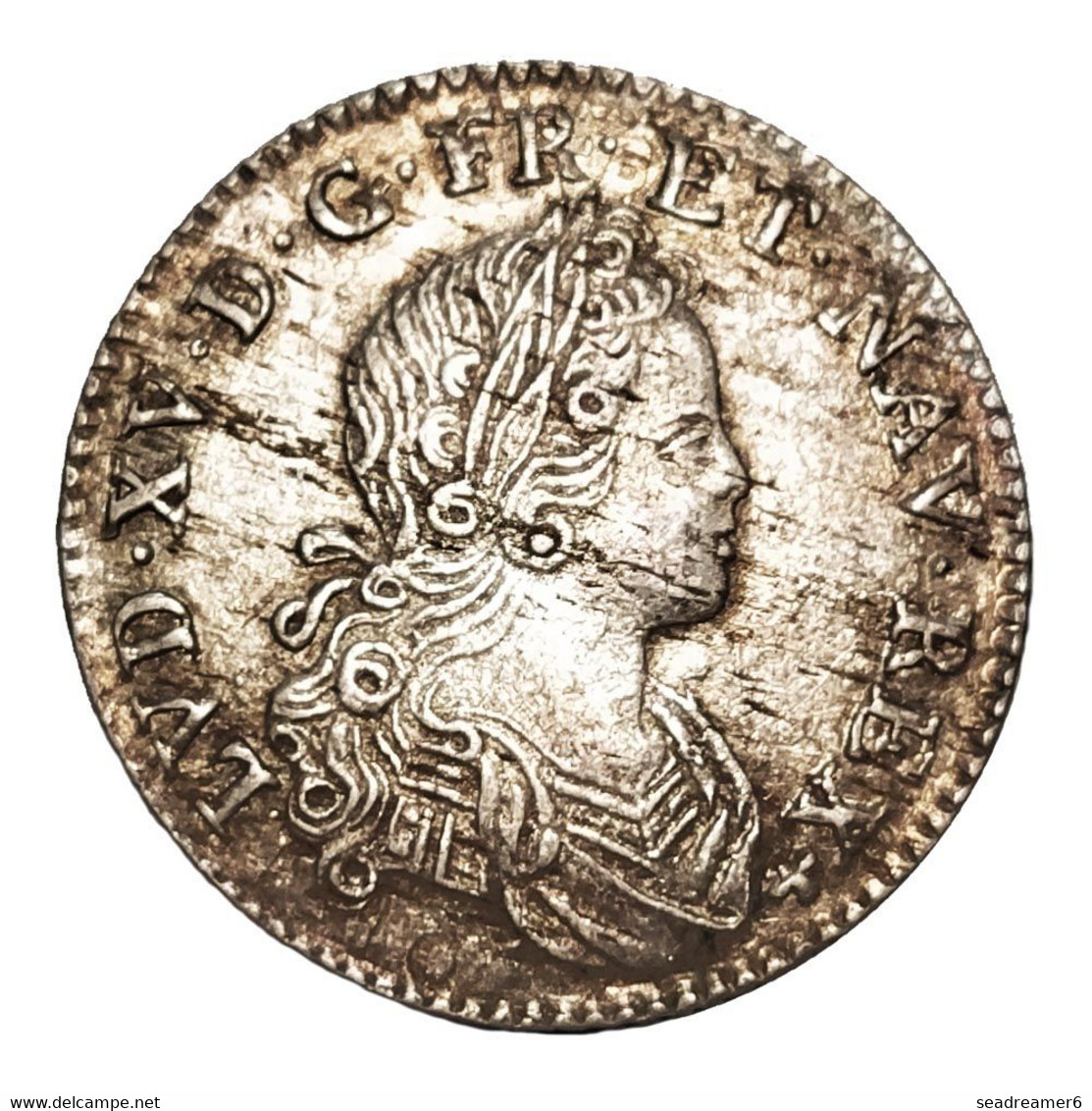 Pièce Royale D'argent - Louis XV - 20 Sols 1/6 D'écu De France Et Navarre 1719 A Paris - 1715-1774 Ludwig XV. Der Vielgeliebte