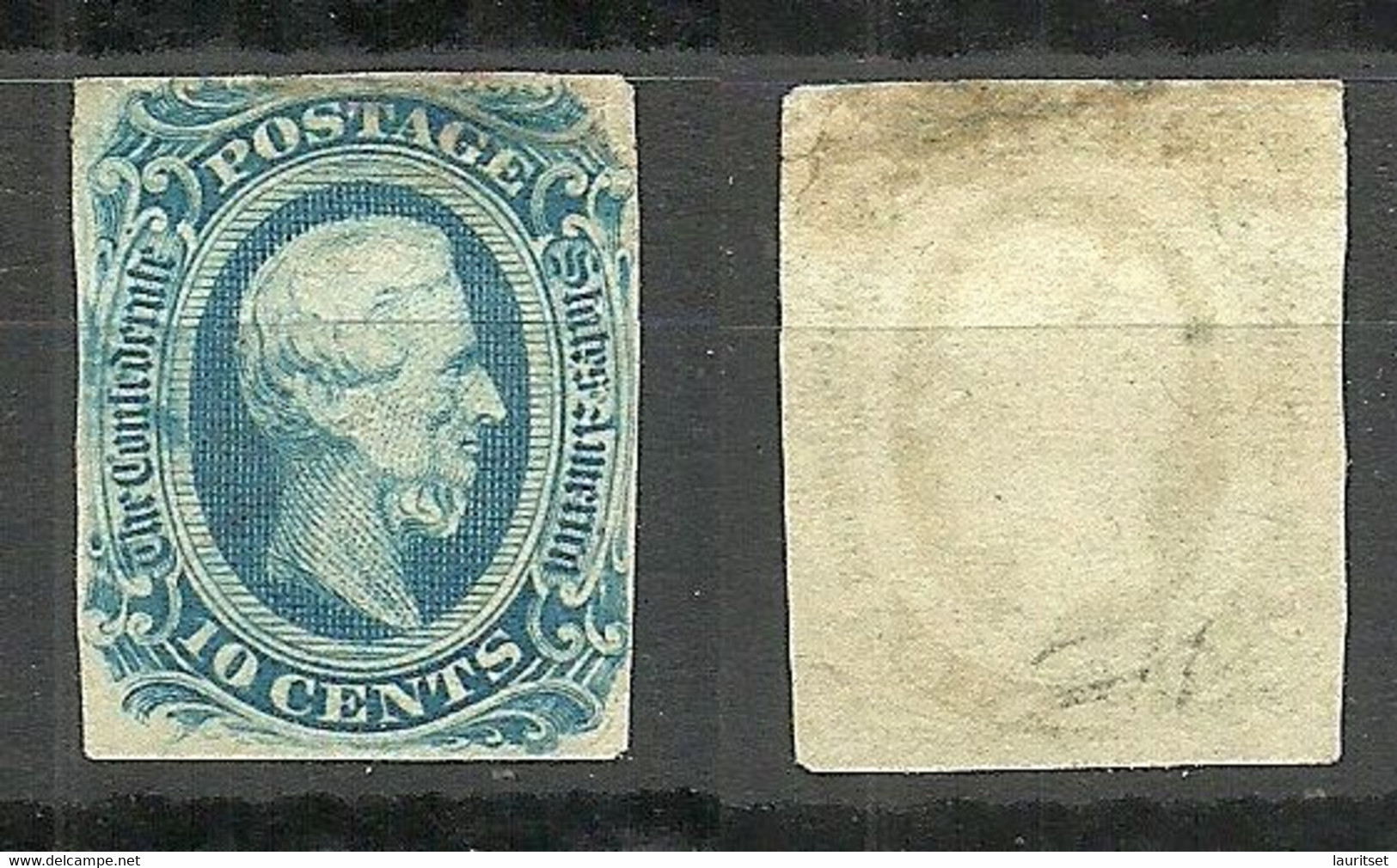 USA Confederate States Of America, 10 C. O - 1861-65 Confederate States