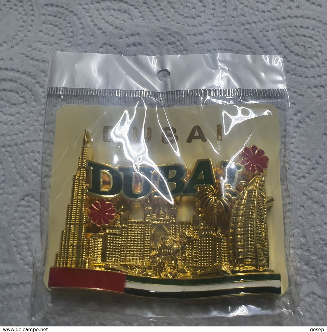 United Arab-emiratas-DABAI-Tourist Sites In Dubai With A Magnetic Landscape With Strong Metal And Gold Plating-(1)-new P - Andere & Zonder Classificatie