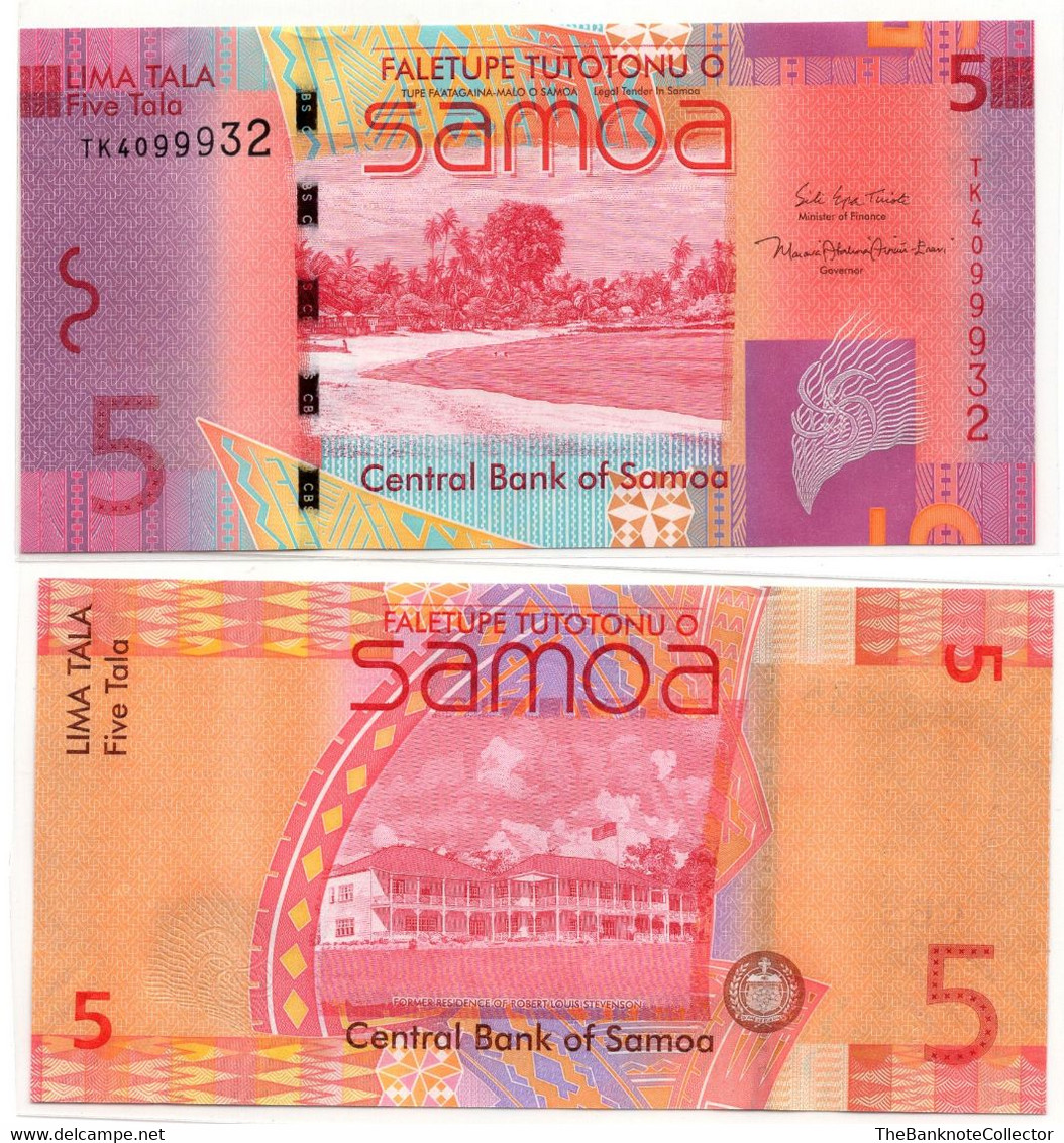 Samoa 5 Tala ND 2008 P-38 UNC - Samoa