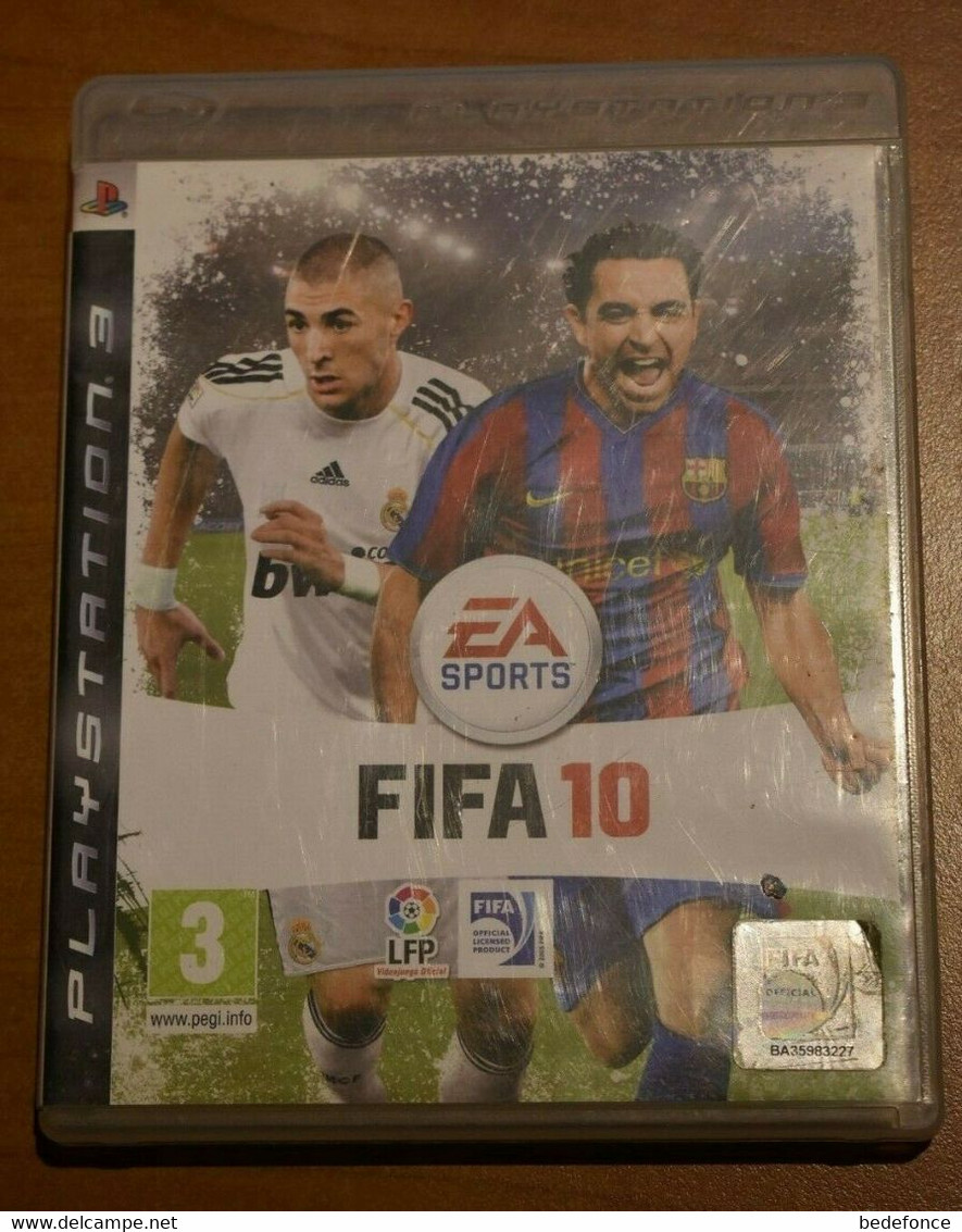 Fifa 10 EA Sports Xavi Benzema - PS3 Blu-ray Disc - édition Espagnole - PS3