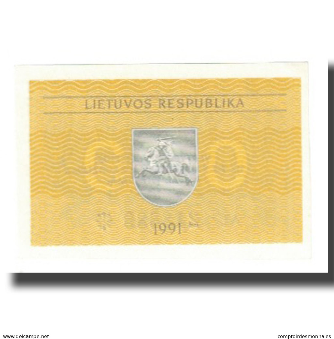 Billet, Lithuania, 0.20 Talonas, 1991, KM:30, NEUF - Lituania