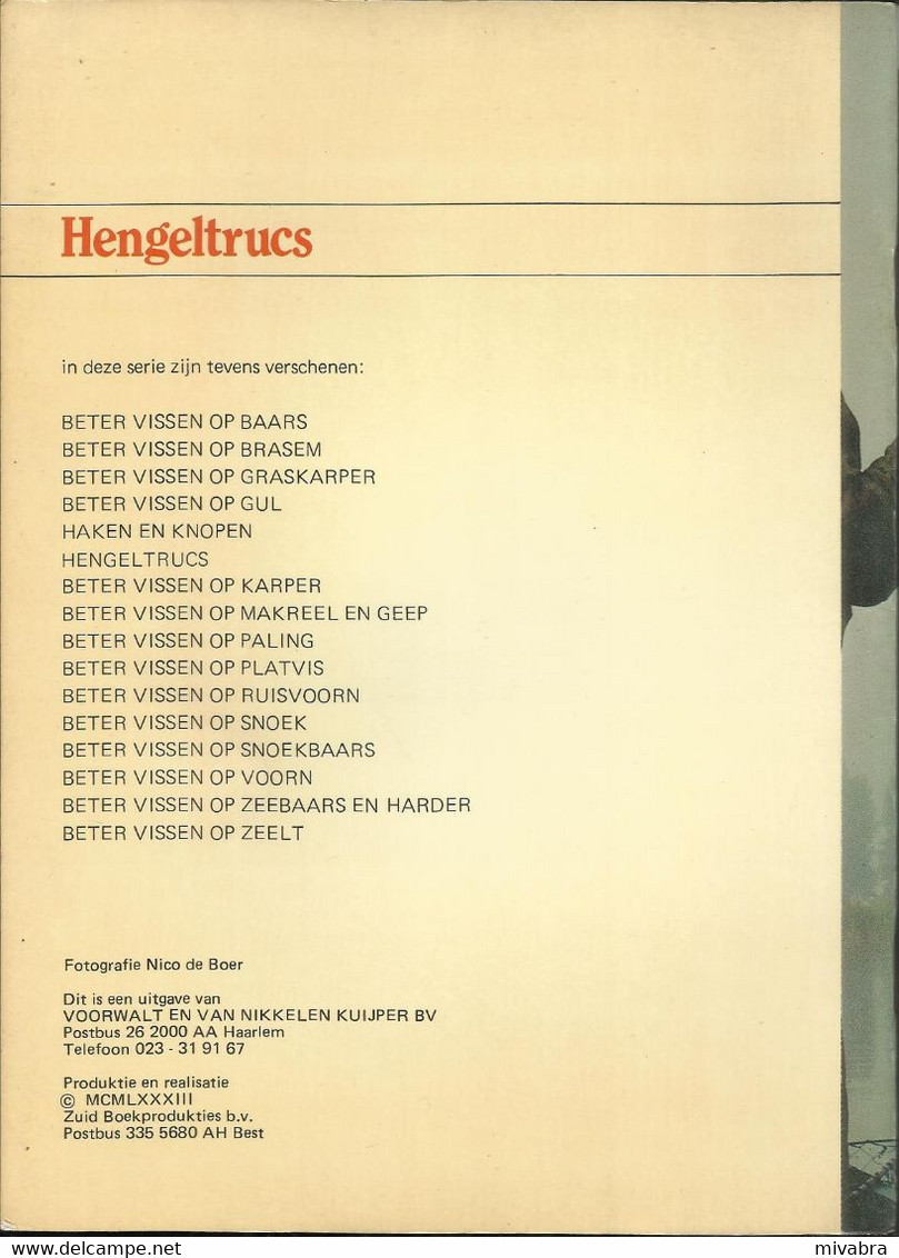 VNK HENGELSPORTGIDSEN IN KLEUR - N° 56 - HENGELTRUCS - UITGAVE VOORWALT & VAN NIKKELEN KUIJPER - 1983 - Pesca