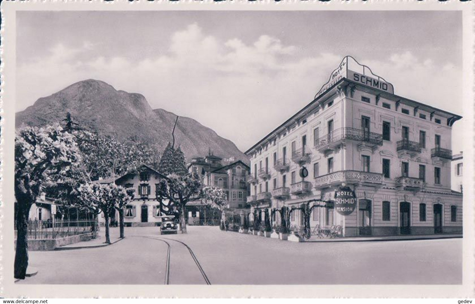 Lugano Paradiso TI, Hôtel Restaurant Schmid, Automobile (3318) - Paradiso