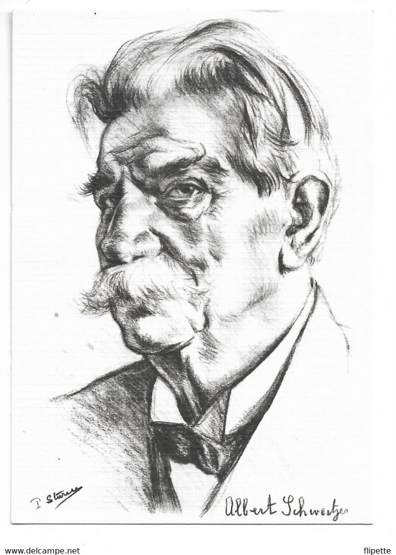 L31A766 - Portrait Du Docteur Albert Schweitzer - Editions Graphiques D'Alsace - Prix Nobel