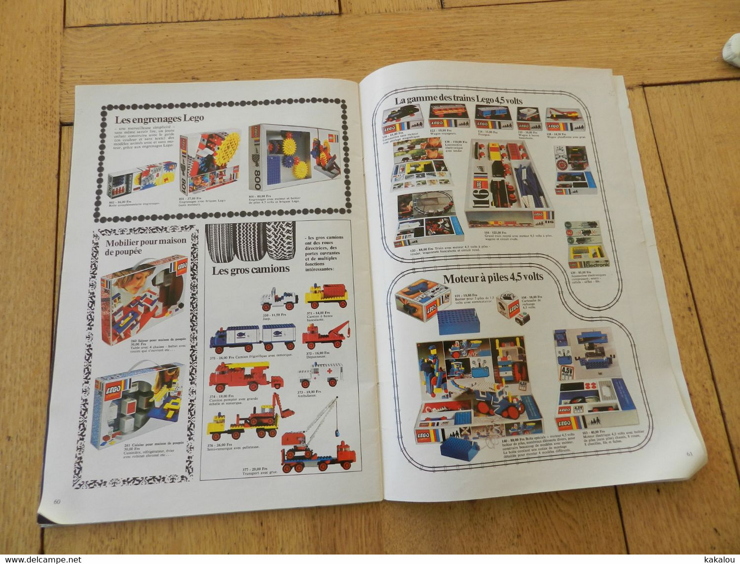 ancien catalogue LEGO 1971 1972