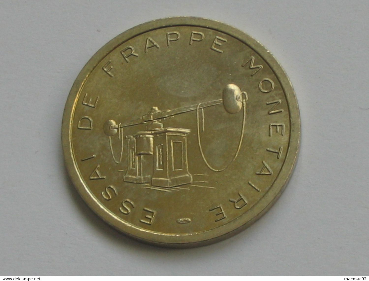 Rare Essai De Frappe Monétaire - Monnaie De Paris - Etablissement De Pessac - 29 Mm - 10.54g **** EN ACHAT IMMEDIAT **** - Probedrucke