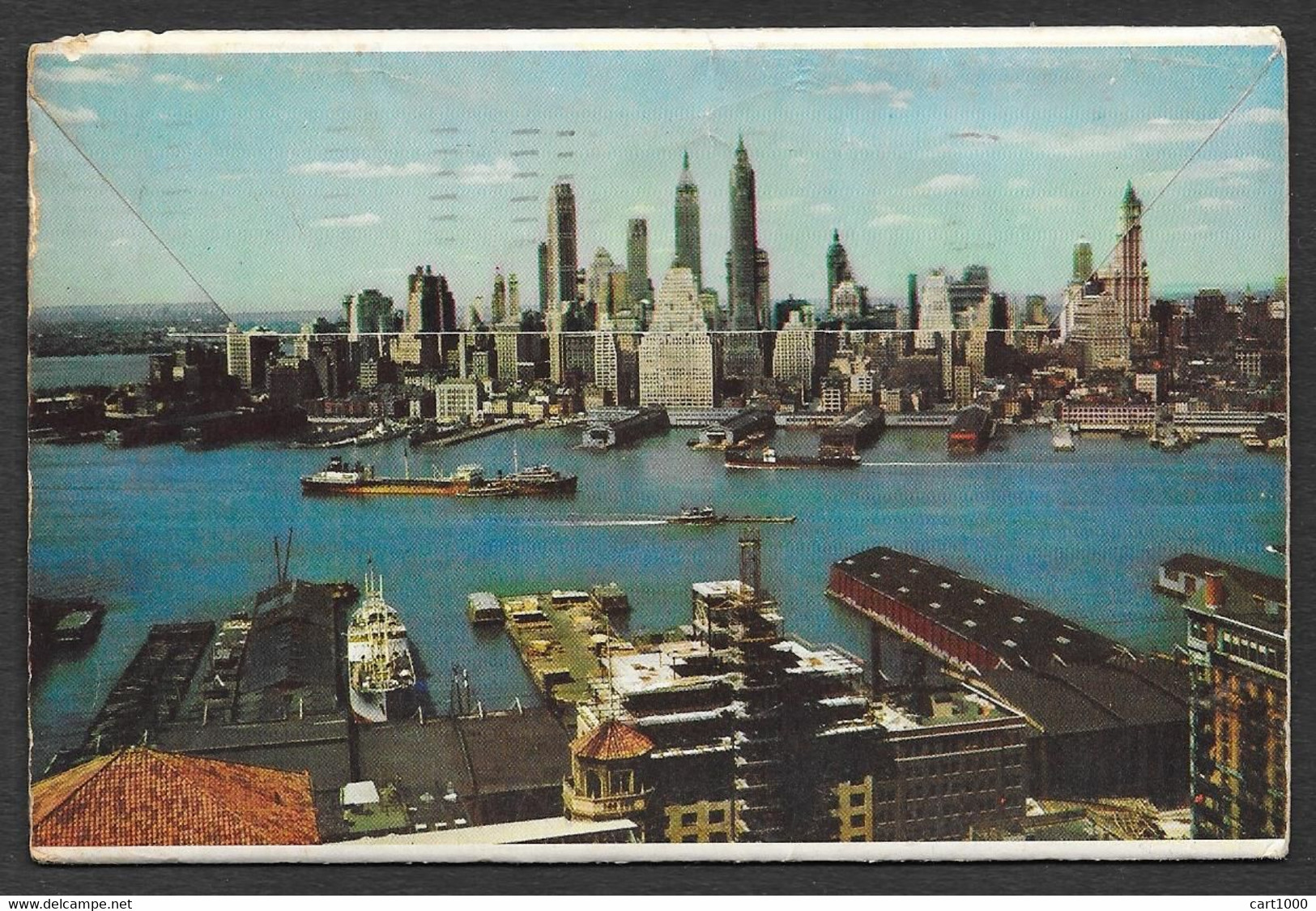 NEW YORK 1957 MULTIVEDUTE MULTI-VIEWS N°D877 - Panoramic Views