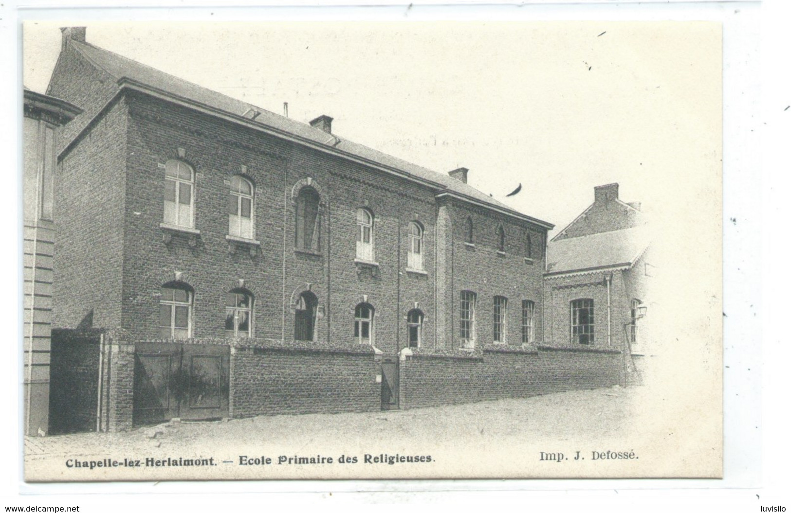 CHAPELLE LEZ HERLAIMONT - Ecole Primaire Des Religieuses - Chapelle-lez-Herlaimont