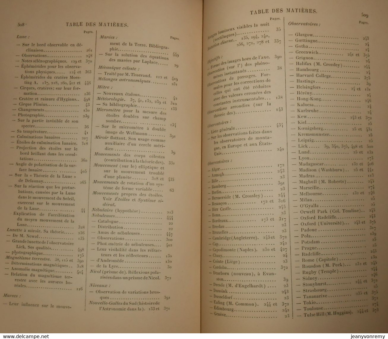 Bulletin Astronomique. Félix Tisserand. Tome VII.1890.