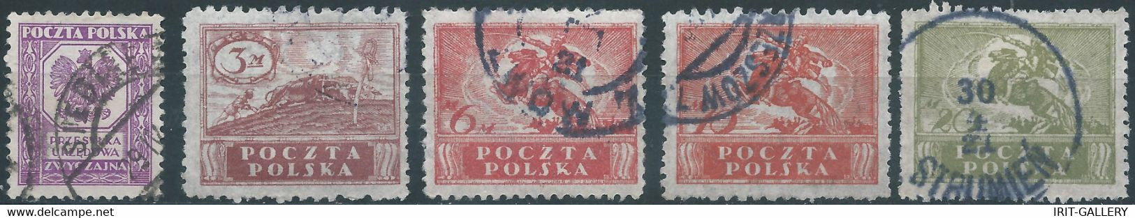 POLONIA-POLAND-POLSKA,1919 South And North Poland Issues,Obliterated - Gebraucht