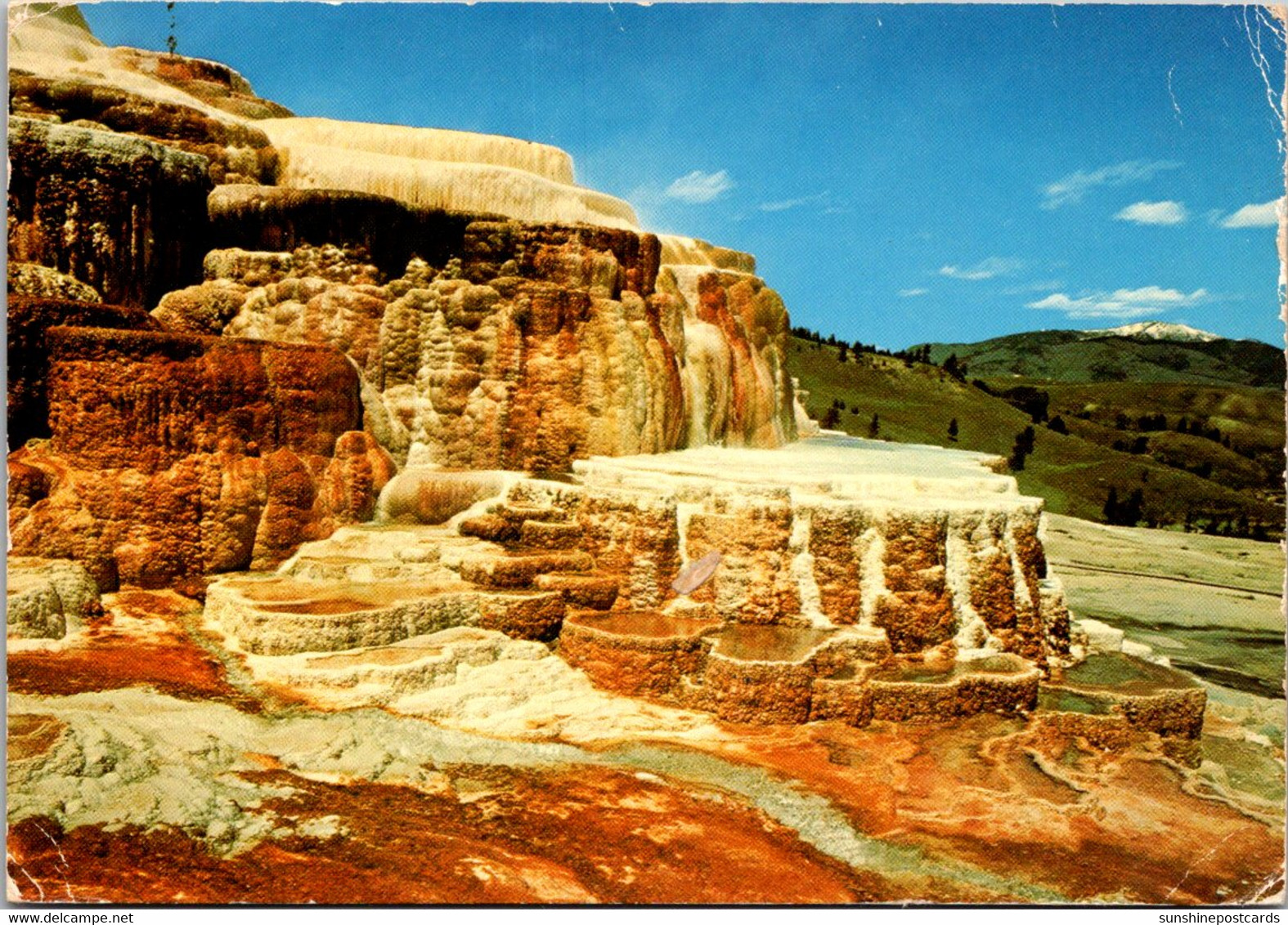 Yellowstone National Park Minerva Terrace - USA National Parks