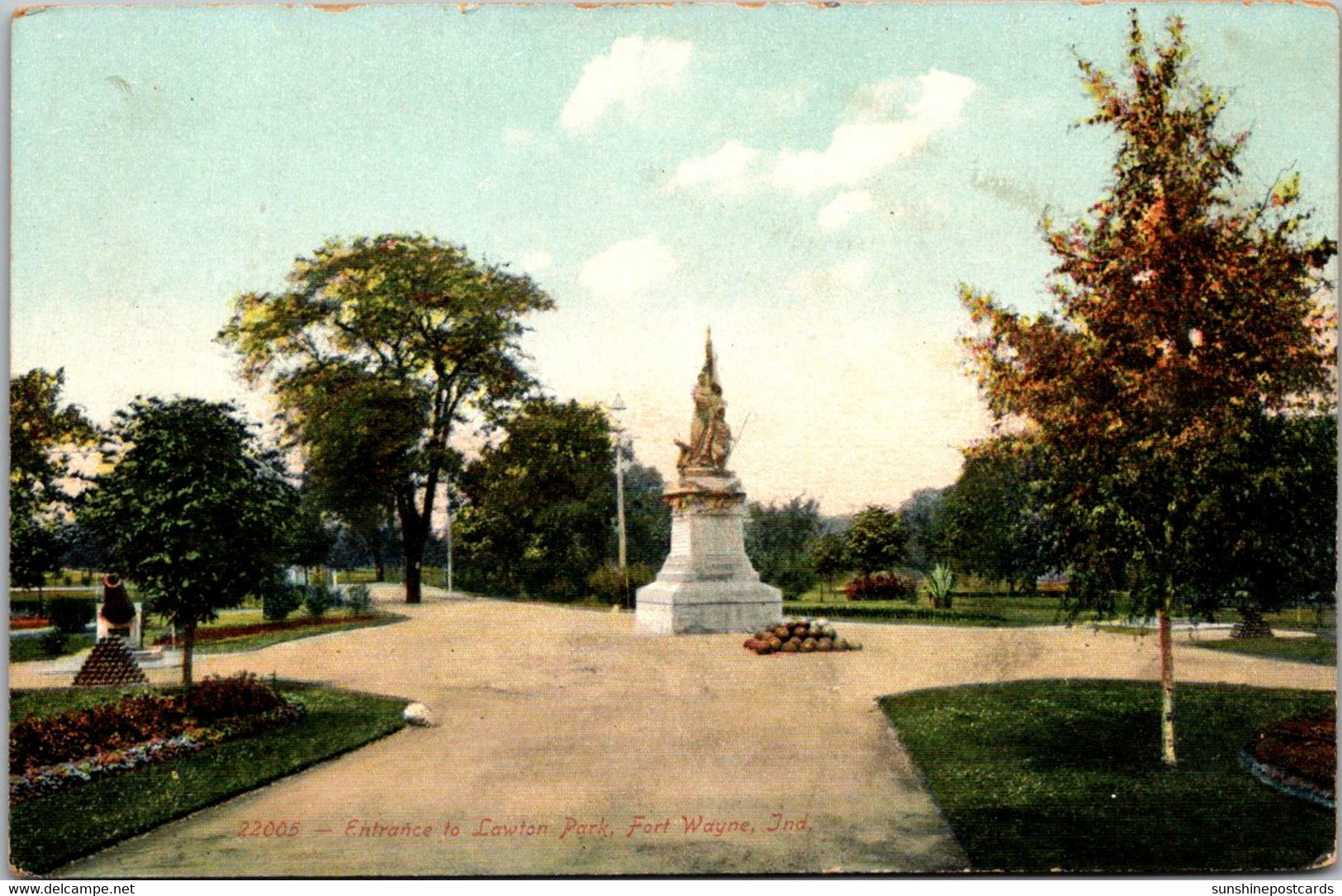 Indiana Fort Wayne Entrance To Lawton Park - Fort Wayne