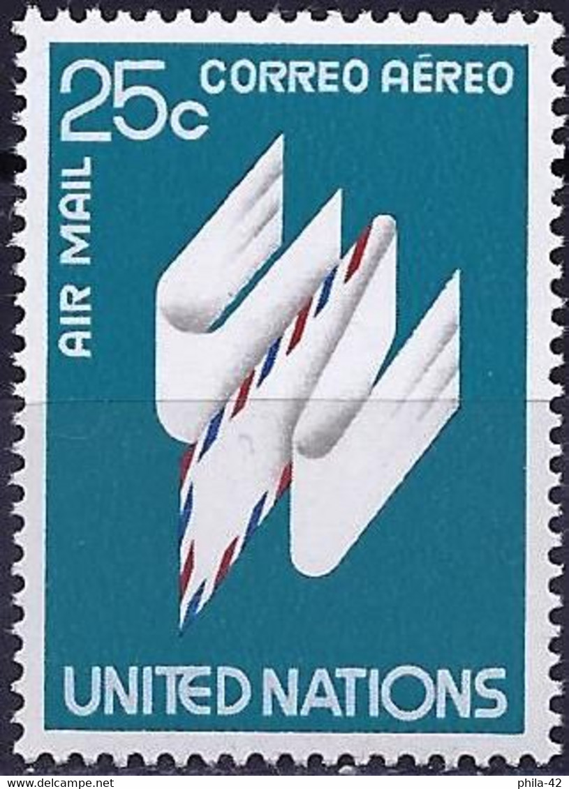 United Nations (New York) 1977 - Mi 309 - YT Pa 22 ( Letter ) MNH** Airmail - Posta Aerea