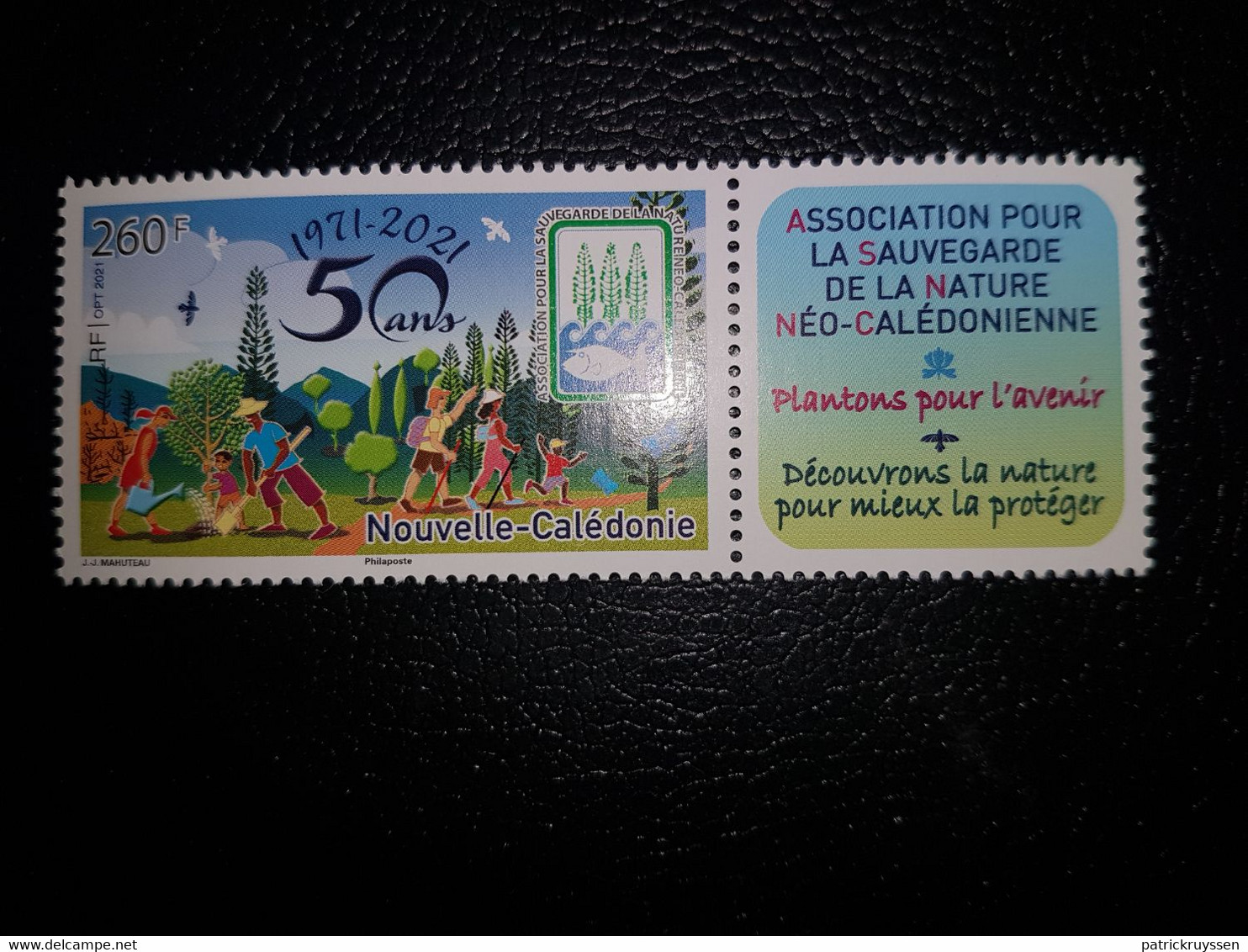 Caledonia 2021 Caledonie Nature Conservation Association Tree Arbre Albero 1v Mnh   + Label - Nuevos