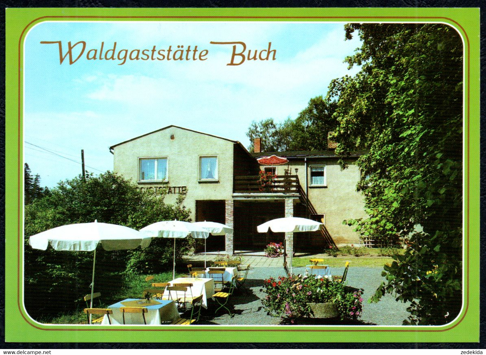 F7168 - TOP Treuen Waldgaststätte Buch - Bild Und Heimat Reichenbach Qualitätskarte - Vogtland