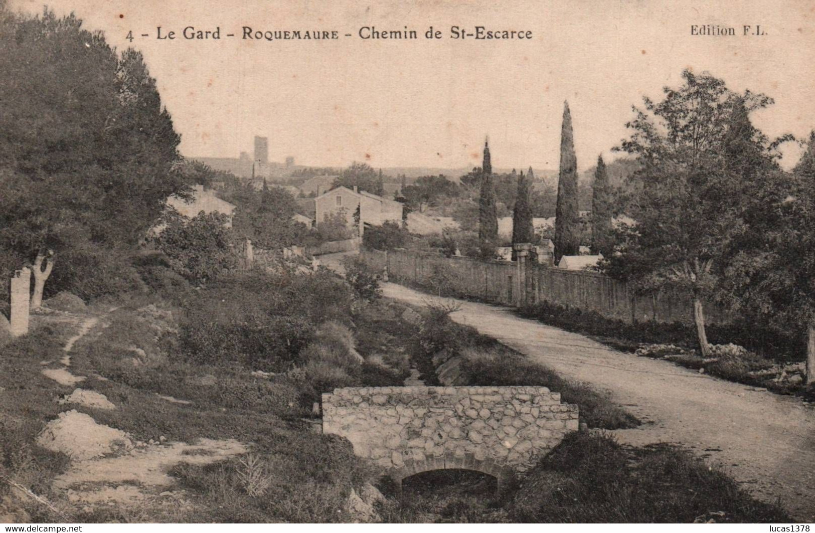 30 / ROQUEMAURE / CHEMIN DE SAINT ESCARCE - Roquemaure