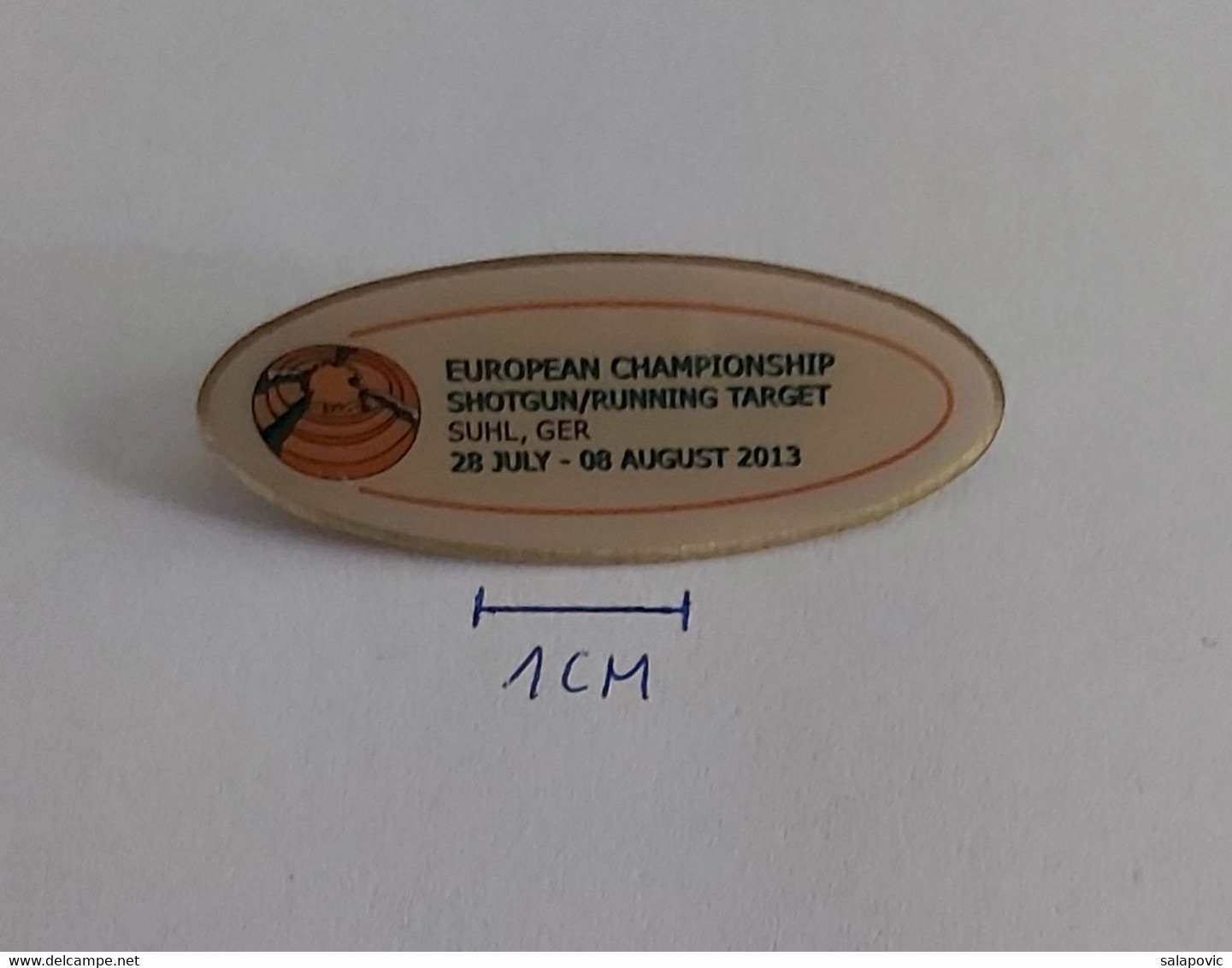 Shooting European Championship Shotgun/Running Target Suhl Germany 2013 Archery  PIN A6/4 - Bogenschiessen