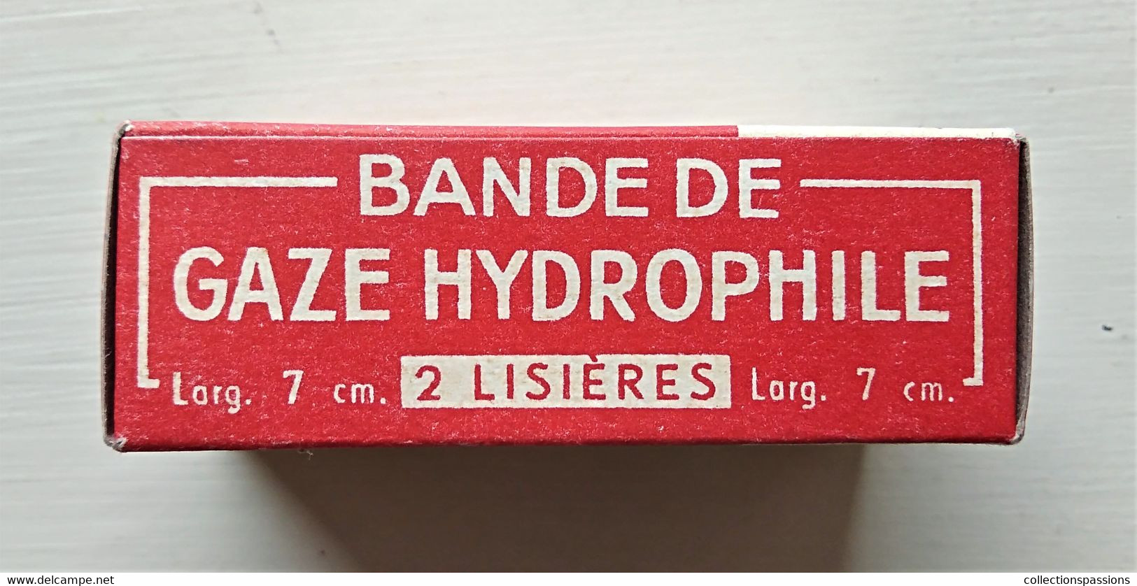 - Ancienne Boite En Carton - Bande De Gaze Hydrophile - Objet De Collection - Pharmacie - - Medizinische Und Zahnmedizinische Geräte