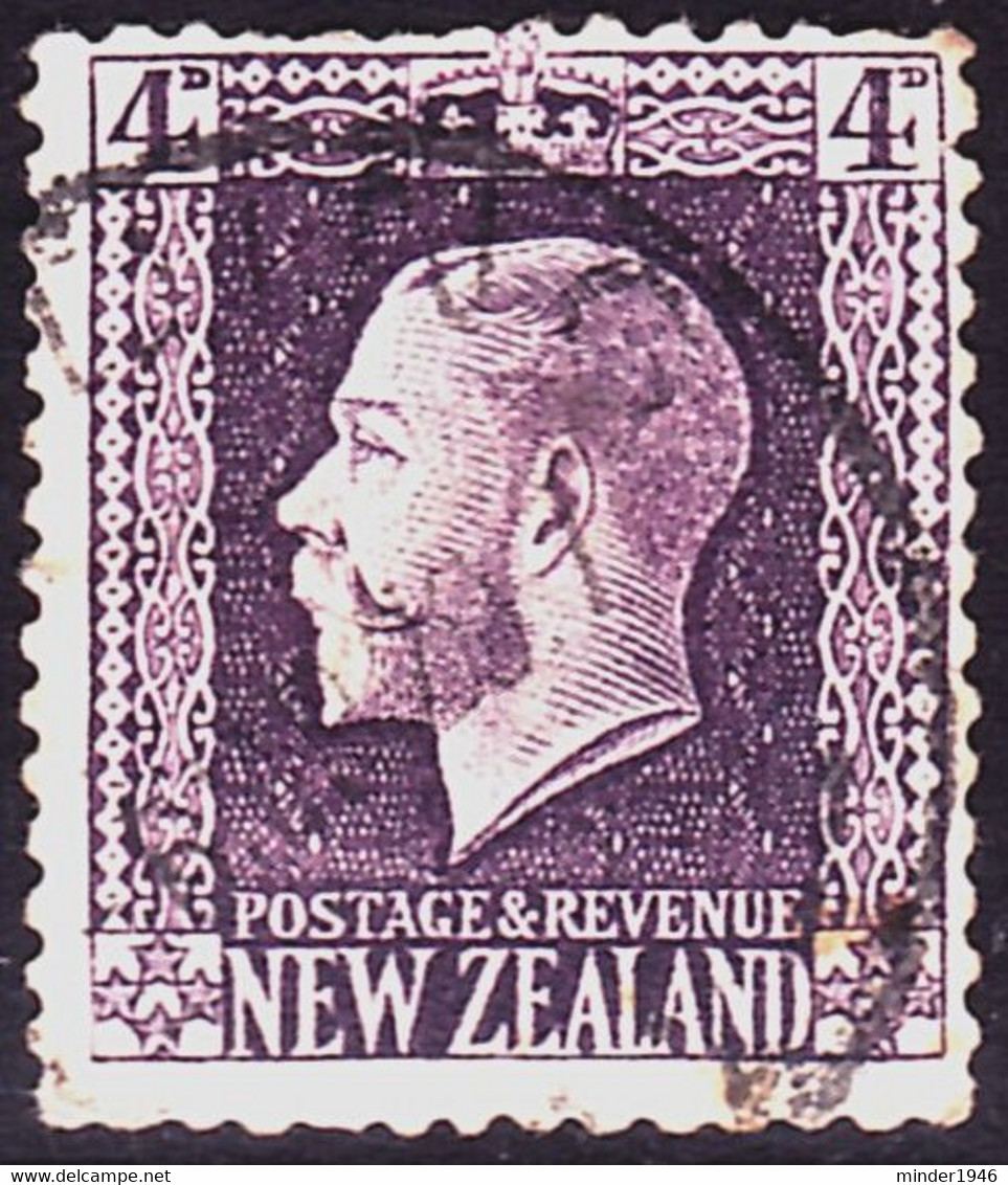 NEW ZEALAND 1926 KGV 4d Deep Purple Perf 14 X 14½ SG422h Used - Used Stamps