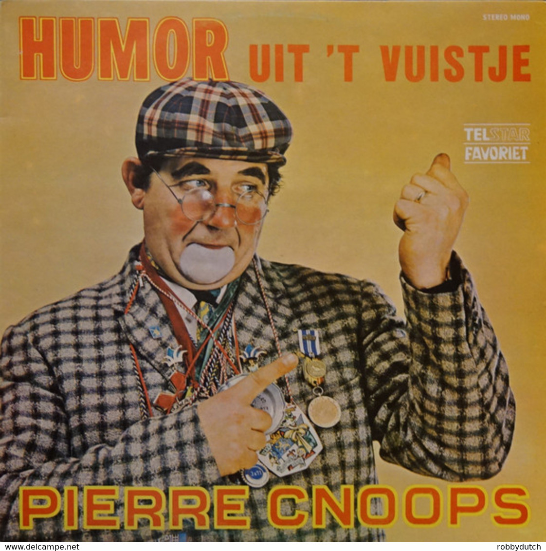 * LP *  PIERRE CNOOPS - HUMOR UIT 'T VUISTJE  (Holland 1973) - Humour, Cabaret
