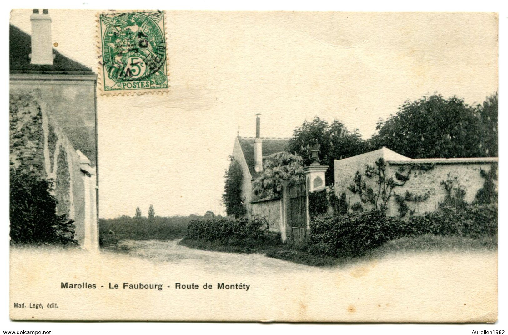 MAROLLES EN BRIE - Le Faubourg - Route De Montéty - 1039 - Marolles En Brie