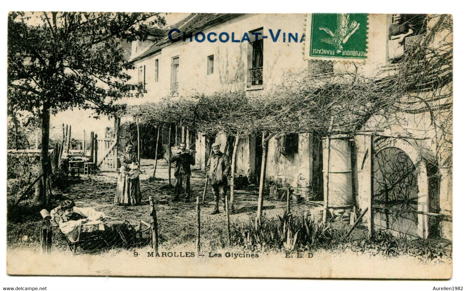 MAROLLES EN BRIE - Les Glycines - Publicité Chocolat Vinay - 1050 - Marolles En Brie