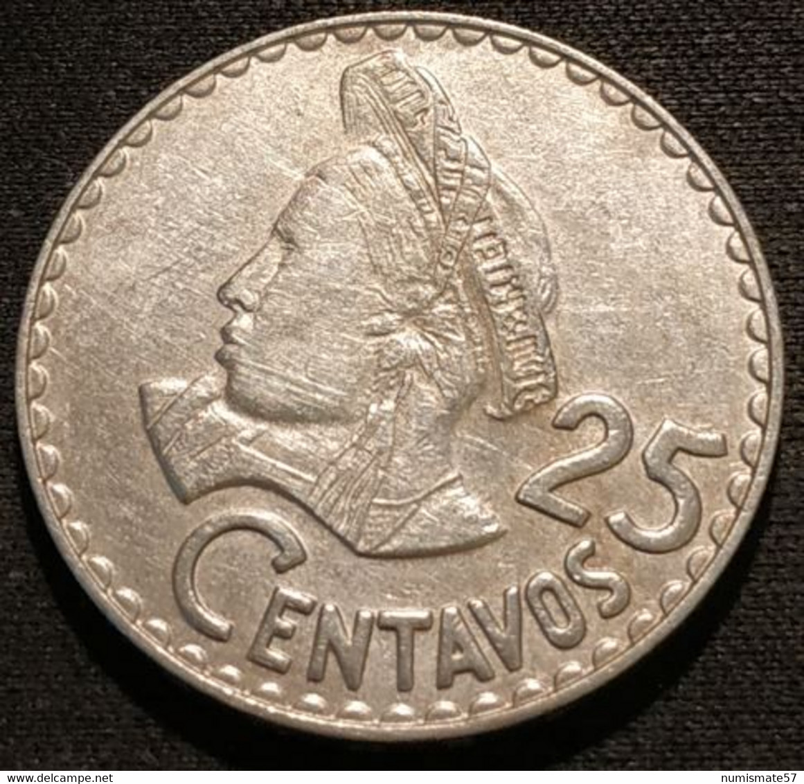 GUATEMALA - 25 CENTAVOS 1971 - KM 272 - Guatemala