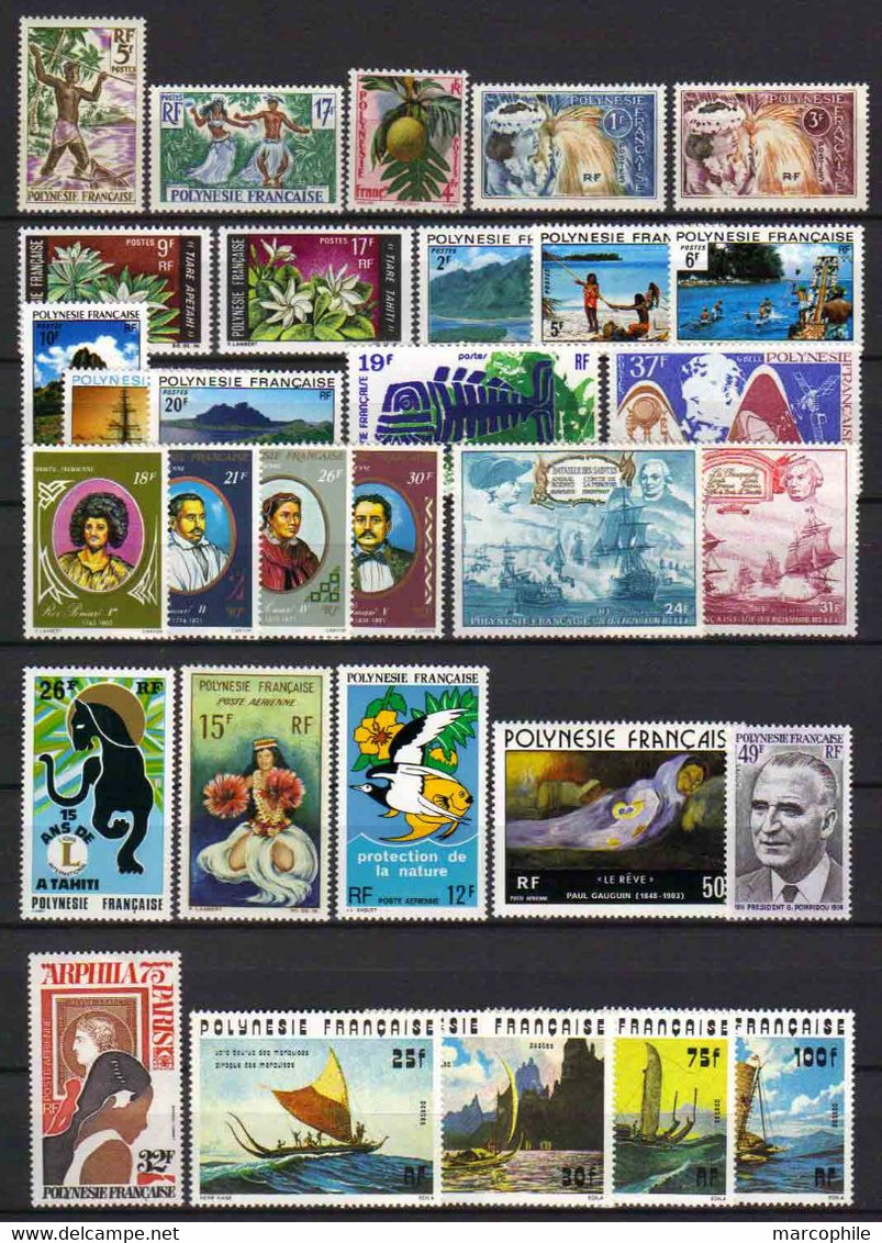 POLYNESIE / LOT DE TP/PA  TOUS ** / COTE + DE 165.00 EUROS (ref 3091) - Collections, Lots & Series