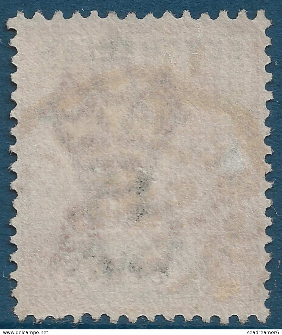 Colonies Anglaises Seychelles N°11 15c Sur 16 Cents Oblitération Française De Paquebot " LIGNE T /PAQ FR N°6 " Rare - Seychellen (...-1976)